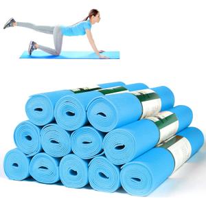 Amylove 12 Pieces Yoga Mats Bulk 68x24x0.12 Inch Exercise Non Slip Fitness Workout Mats for Women Men Home Workout Gym Yoga