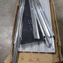 Garvee 8x10 ft Metal Storage Shed, Galvanized Steel Weatherproof Outdoor Sheds with Pitched Roof, Lockable Doors & Gable Vents for Garden, Backyard, Patio, Lawn, Dark Grey (Gray)