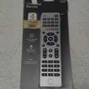 GE Universal Remote Control for Samsung, Vizio, LG, Sony, Sharp, Roku, Apple TV, TCL, Panasonic, Smart TVs, Streaming Players, Blu-ray, DVD, 4-Device, Silver, 33709