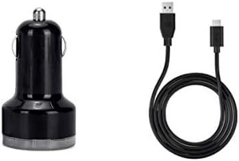 USB-C 5V Car Charger Replacement for Garmin Dezl OTR610 A04157 OTR710 A04158 dzlCam LGV610 LGV710 DriveSmart 66 76 86 RV Cam 795 GPS Truck Navigator 5VDC 3A Power Supply Cord Cable PSU