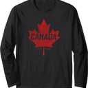 Canada East 1867 Vintage Faded Canada Maple Leaf Long Sleeve T-Shirt, 2XL