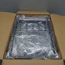 Large Record Player Stand Up to 200 Albums, Vinyl Stand End Table Storage Rack with Charging Station - Turntable Stand 3-Tier Record Player Table for Living Room Bedroom (Rustic Brown)