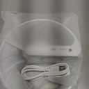 Table Lamp Smart Alarm Clocks Alarm Clocks for Bedrooms White Speaker Wireless Charger Smart Light Sound Machine 9.45 inch Night Light Lamp Sunrise Alarm Clock Restroom Bedroom (Large-Style 3401)