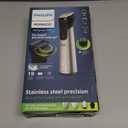 Norelco Philips Multigroom 7000 Series, All-in-One Trimmer, Beard Trimmer and Hair Clipper, 19-Piece Men's Grooming Kit for Beard, Head, Hair, Body, and Face, Soft Pouch, MG7910/49