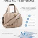 Small Duffle Bag 40x30x15 cm Personal Item Bag Gym Bag with Wet Pocket 16x12x6 inch Carry on Duffel Bag,Black