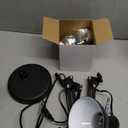 Portable Food Heat Lamp - [Foldable Design] [3S Quickly Heating] Food Warmer Light, Commercial Heat Lamp for Food, Catering Warming Lamp for Parties, Buffet, Pizza, Chicken, Chocolate (Black)