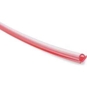 eatelle Vinyl Bulb Translucent Shower Door Seal for 5/32" (4mm) Gap with Pre-Applied 3M Tape, Adhesive Bathroom Strip for 3/16" Thick and UP(1/4, 3/8, 1/2 Glass) 95 Inch Long