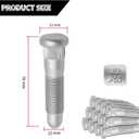 12 Pcs M14x1.5 Front or Rear Wheel Lug Stud Replacement for Chevrolet Silverado Tahoe Express GMC Sierra Yukon Cadillac Hummer 10-428, 11588810, 15037207, 15112380, 15718996