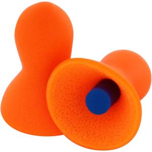 Howard Leight by Honeywell by Quiet Reusable Earplugs, 100 Pairs (QD1), Orange