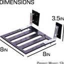 Pickleball Paddle Rack - Pickleball Holder  Holds 4 Paddle with Option to add More. Heavy-Duty Paddle Holder All Weather. Easy Instalation Hardware Included.