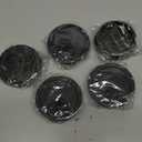 Signite 5 Pcs Plastic Desk Cable Grommet 2-1/2" –Durable Desk Hole Cover for Wire Management, Desks Cord Grommet for Workstations, Tables, Countertops 60mm Hole Cover for Home & Office Use - (Z-Black)