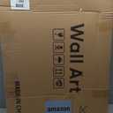 Framed Black and White Abstract Wall Art for Living Room, 3 Piece Large Canvas Modern Picture Artworks, Minimalist Black Gold Painting Prints for Dining Room Hallway Home Office Wall Decor, 24x36 Inch