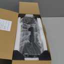 Battery Operated Wall Sconces Set of 2,  12000mAh Rotatable Picture Lights with Remote Control, Dimmable 3000-6500K LED Rechargeable Wall Lights for Living Room Bedroom Mirror, 28.3In (Black)