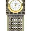 Queenie 7.5 Inch England Big Ben Bronze Model Metal Statue Figurine Living Room Vintage Home Decor for Personalized Gifts Tourism Souvenir Party Desktop Decoration