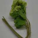 RUZUQE YalzoneMet 4pcs Viburnum Artificial Flower Snowball 26.8'' Long Stem Green Small Hydrangea Flower Real Touch Lifelike Latex Flower for Home Christmas Decoration Xmas Table Flower