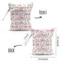 2pcs Waterproof Cloth Diaper for Baby Wet Dry Bag Reusable Travel Beach