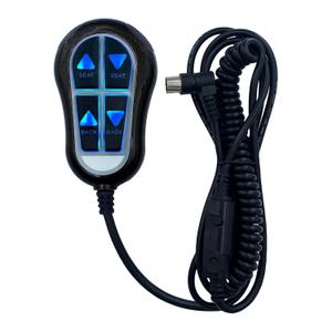 4 Button 5 Pin Remote Hand Control ZK1300-HC Replacement for Power Recliner Lift Chairs with Backlight
