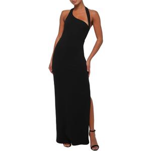 Lulus Women's Ridley Asym Maxi Dress, Size Large