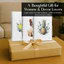 Decorative Books for Home Decor | Set of 3 Fake/Faux Books for Decoration Coffee Table and Shelves | Decorative Book with Real Blank Pages | Neutral Hardcover Aesthetic Book Set for Modern Dcor