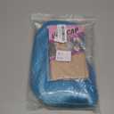 eNilecor Short Bob Hair Wigs 12" Straight with Flat Bangs Synthetic Colorful Cosplay Daily Party Wig for Women Natural As Real Hair+ Free Wig Cap (Blue)