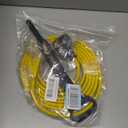 6.6 FT Flat RV Generator Adapter Cord Compatible with NEMA TT-30P to 3X 5-20R/5-15R, 30A to 110V 15/20 A Household Outlet Adapter, 10 Gauge Flat RV Generator Extension Cord, ETL Listed (Yellow)