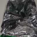 Vorspack Clear Backpack Heavy Duty PVC Transparent Backpack with Reinforced Strap Stitches & Large Capacity for College Workplace Security - Black