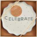Mud Pie Happy Celebrate Platter; 11 1/2" dia