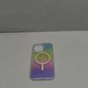 ZAGG Milan Snap iPhone 15 Pro Max Case - Drop Protection (13ft/4m), Durable Graphene, Scratch-Resistant, Wireless Charging MagSafe Case, Iridescent