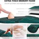 Mouse Pad Wrist Support, Laokiiy 2 in1 Keyboard Wrist Rest+ Ergonomic Mouse Pad, Non-Slip Wrist Rest for Computer Keyboard, Made Easy Typing & Relieve Wrist Pain Banana Leaf Green