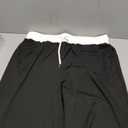 HTD Womens 2 Piece Outfits Casual Sweatsuits Set Short Sleeve Matching Sets Tracksuit (X-Large, Black)