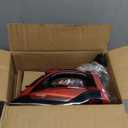 OMAIGA Cordless Iron for Clothes - 1500W Steam Iron with Non-Stick Ceramic Soleplate, Rapid Heating, Auto Shut Off, Burst of Steam, Self-Clean, Anti-Drip, Anti-Calc, 3 Temperature Settings, Red