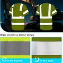 Class 3 High Visibility Shirts for Men Women, Short Sleeve Hi Vis Work Shirts, Constrcution, Roadwork, Utility, Yellow Small 3Pcs (Yellow, S)
