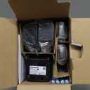 Panasonic Cordless Phone with Answering Machine, Advanced Call Block, Bilingual Caller ID and HighContrast Display, Expandable System with 2 Handset Cordless Telephones  KXTGD832M (Metallic Black)