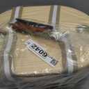 Picnic Basket Set for 2 - Wicker Insulated Picnic Basket with Waterproof Blanket, Folding Wine Picnic Table & Cutlery Kits, Picnic Baskets Kit for Camping, Outdoor, Valentine (Leaf)