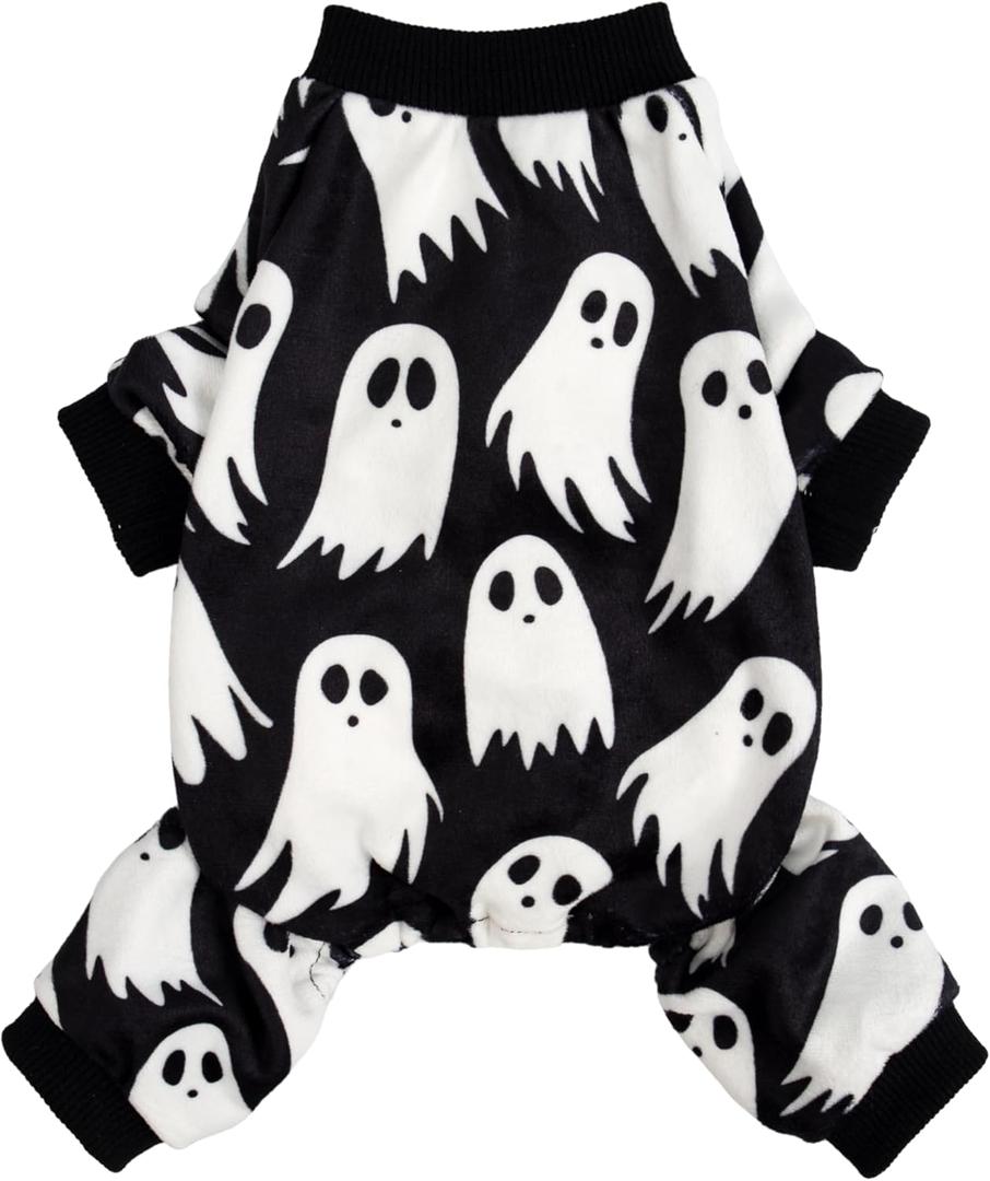 Fitwarm Sloth Dog Fleece Pajamas, Soft Winter Clothes for Small Dogs Boy Girl, Funny Pet Outfit, Medium