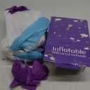 Gootus Inflatable Unicorn Costume for Adult - Funny Halloween Inflatable Costumes for Men Women, Blow Up Costume for Halloween Party Cosplay (White)