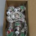 Amazon.com: 6.6FT Christmas Vintage Decor String Light - 10LED Snow Globe Bulbs String Lights with Tree & Snow & Cute Ornaments Christmas Indoor decorations for Home Patio Mantel Fireplace Xmas Tree Decoration : Home & Kitchen