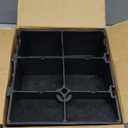 2Pack Curb Ramp Black Color, Portable Lightweight Heavy Duty Plastic Driveway Curb Ramps for Low Cars, Motorcycle Ramp, Curb Ramps (5.12" H 19.7" L Two Curb ramps Connected)