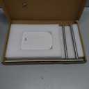 Hand Towel Holder, F-Shape Hand Towel Stand with Marble Base, Stainless Steel Swivel Hand Towel Rack Standing Towel Bar for Bathroom Kitchen Countertop, 2 Arms (Brushed Nickel)