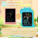 LCD Writing Tablet for Kids - 8.8 inch Toddler Travel Toys Doodle Board, Dinosaur Drawing Pad Toy for Kids 4 5 6 7 8 Year Old Boys Girls, Stocking Stuffers Birthday Party Gifts - Blue