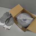 Tandefio Gutter Guard 4 Inch x 60 Feet Aluminum Guards Mesh Leaves Filter Gutter Cover Screen DIY Protection Netting Roll with 20 Fixed Cable Tie and Anti Scratch Gloves for Leaves Twigs (Silver)