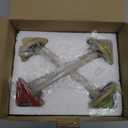 Ceramic Mushroom Garden Decor - 4pcs Ceramic Mushrooms for Garden, Mushroom Statue Decor, Fairy Garden Lawn Ornament Decor