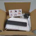 6 Pack Heavy Duty Shelf Brackets 8 inch, Floating Shelf Brackets(1/5-Thick), L-Shaped Wall Shelf Bracket Hidden Shelf Bracket Black8inch-6pack