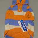 FUAMEY Dog Sweaters for Large Dogs,Dog Knit Sweater Hoodie Warm Dogs Pullover Soft Pet Knitwear Puppy Stretchy Hooded Sweaters Pets Cozy Fuzzy Knits Sweatsuit Winter Christmas Orange Stripes L