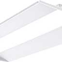 Lithonia Lighting 2x4 LED Troffer Light, Stack Switch LED Drop In Ceiling Light for Dropped Ceiling, 4000/5000/6000 Adjustable Lumens, 3500K/4000K/5000K Switchable Color Temperature, White