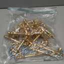 Asidrama 20 Pack 3 Inch(76mm) Brushed Brass Kitchen Cabinet Handles, Gold Cabinet Pulls Kitchen Cabinet Hardware for Cupboard Drawer Pulls (3" Hole Center)