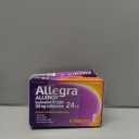 Allegra Adult 24-Hour Allergy Relief Tablets, Non-Drowsy Indoor and Outdoor Allergy Medicine, 180 mg Fexofenadine HCI Antihistamine Pill, 5-Count 2 Pack (EXP 05/2026)