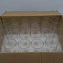 24 Pack Glass Cylinder Vases Clear Flower Vase Floating Candle Holders Centerpiece for Table Home Wedding Decorations Formal Dinners (12 x 4 Inch)