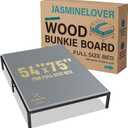 Bunkie Board Full Size 54"x75" Bed Boards for Under Mattress - Heavy Duty Reinforced Wood Support Board with Anti-Sag Design, Fits Metal Frames/Platform Beds/Sleeper Sofas