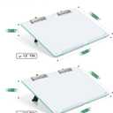 Large A3 Writing Easel Desk Adjustable Dry Erase, Keyboard Stand for Desk, Learning Portable Clipboard Magnetic, White Board Dry Erase Wall Hangable, Slant 18/13 for Teachers & Students, Mint Frame
